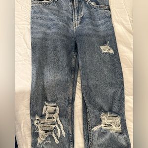 Bershka Slim Ripped Jeans size EUR 36